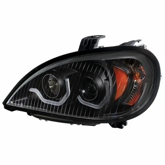 1996  Freightliner Columbia "Blackout" Projection Headlight with Dual Function Light Bar