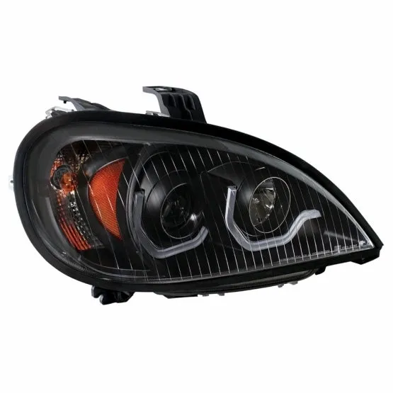 1996  Freightliner Columbia "Blackout" Projection Headlight with Dual Function Light Bar