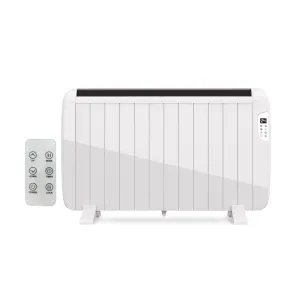 2000W Smart Electric Radiator Heater with LCD Display & Voice Control, 7-Day Timer Function with WIFI, Free Standing or Wall Mountable