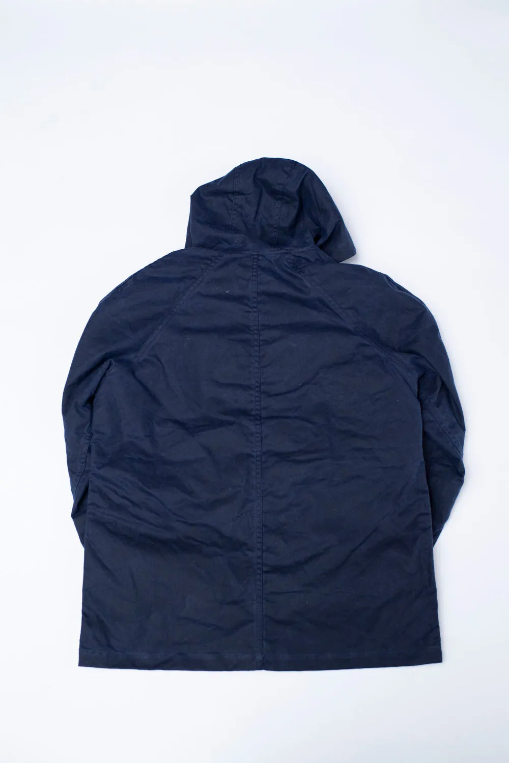 8.25oz Hooded Ridgeline Jacket - Waxed Navy