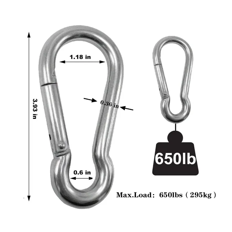 Anti-Corrosion Stainless Steel Snap Hook Sd-30779