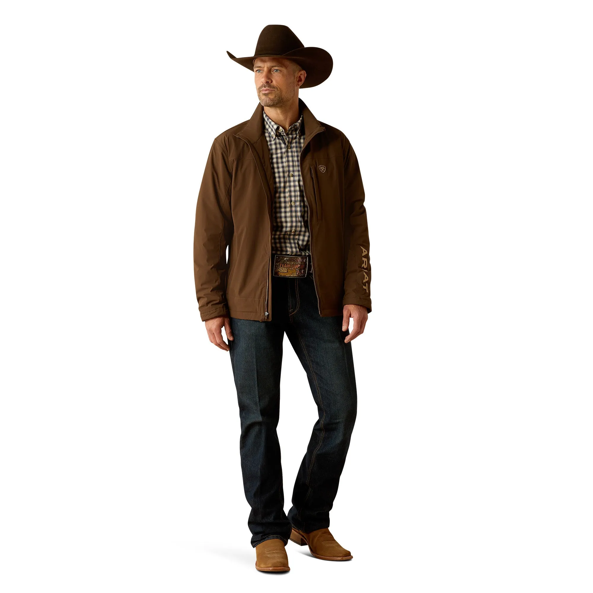 Ariat Men's Pioneer Softshell Jacket Brown