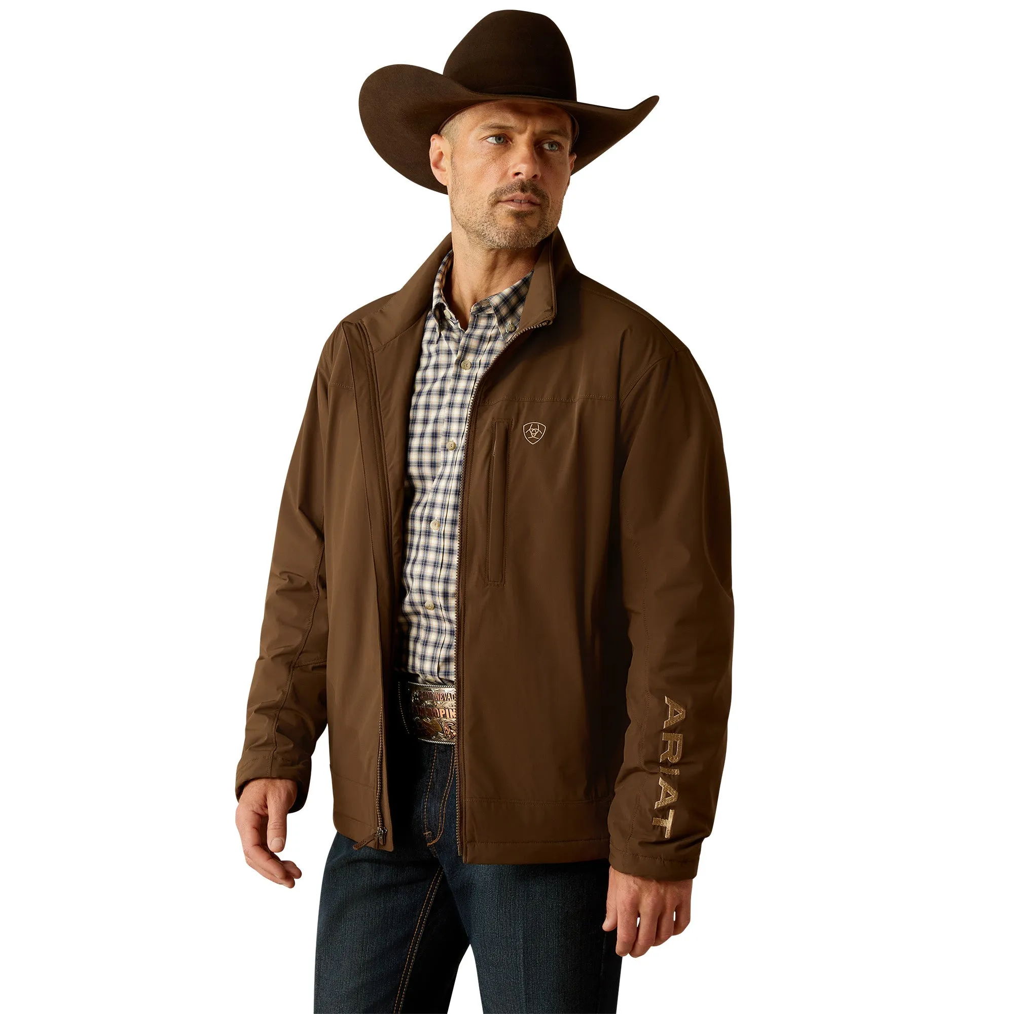 Ariat Men's Pioneer Softshell Jacket Brown