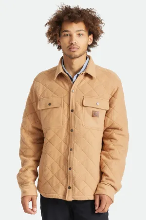 Coors Cass Quilted Fleece Jacket - Rocky Brown