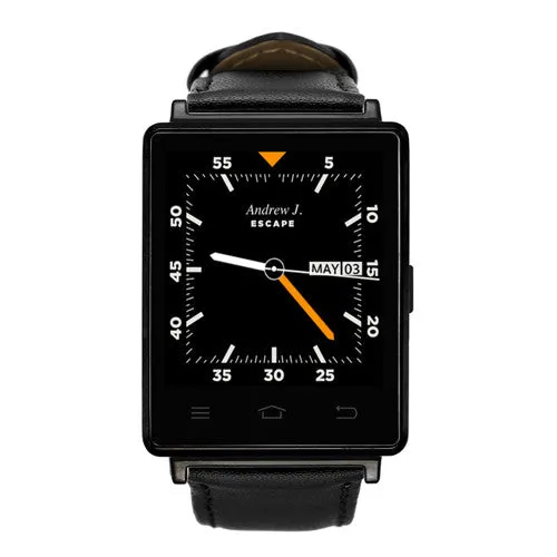 D6 Android 5.1 WIFI 3G Smart Watch Phone MTK6580 Quad Core 1GB 8GB GPS 3G SIM Bluetooth Heart Rate