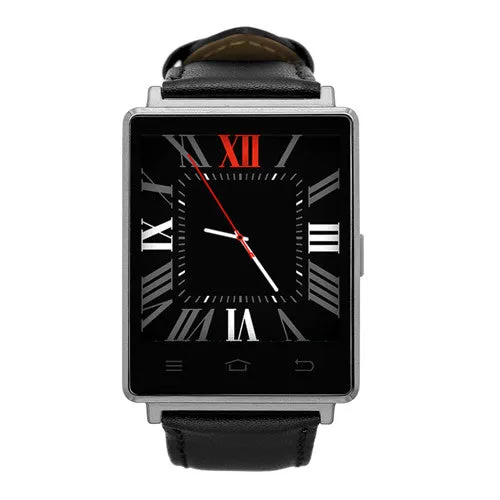 D6 Android 5.1 WIFI 3G Smart Watch Phone MTK6580 Quad Core 1GB 8GB GPS 3G SIM Bluetooth Heart Rate