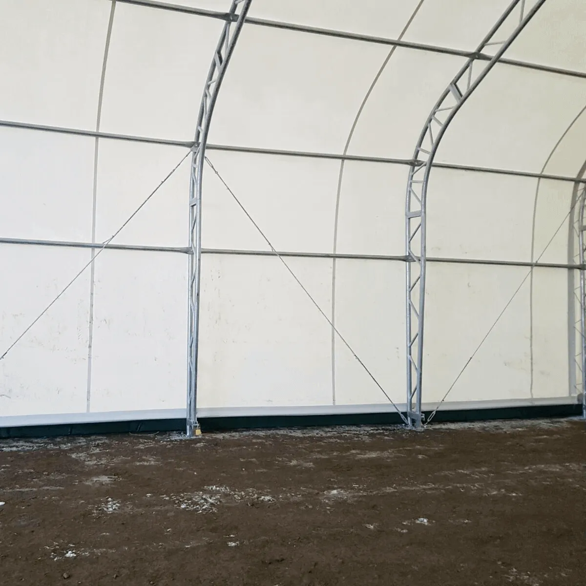 Double Truss Storage Shelter W30'xL40'xH20'