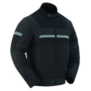 DS764 Men's Racer Mesh Jacket - Black