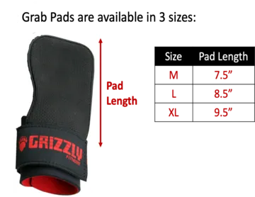 Grizzly Grabbers Lifting Wrist Wraps with Grab Pads