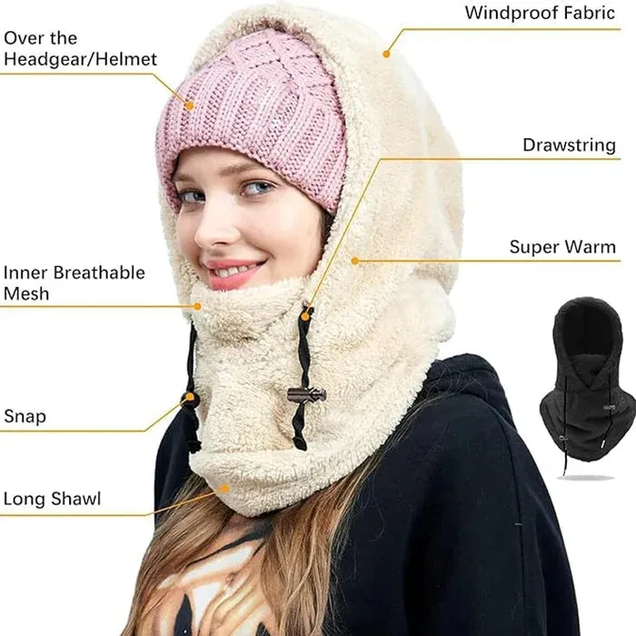 🔥LAST DAY 48% OFF🔥Sherpa Hood Ski Mask