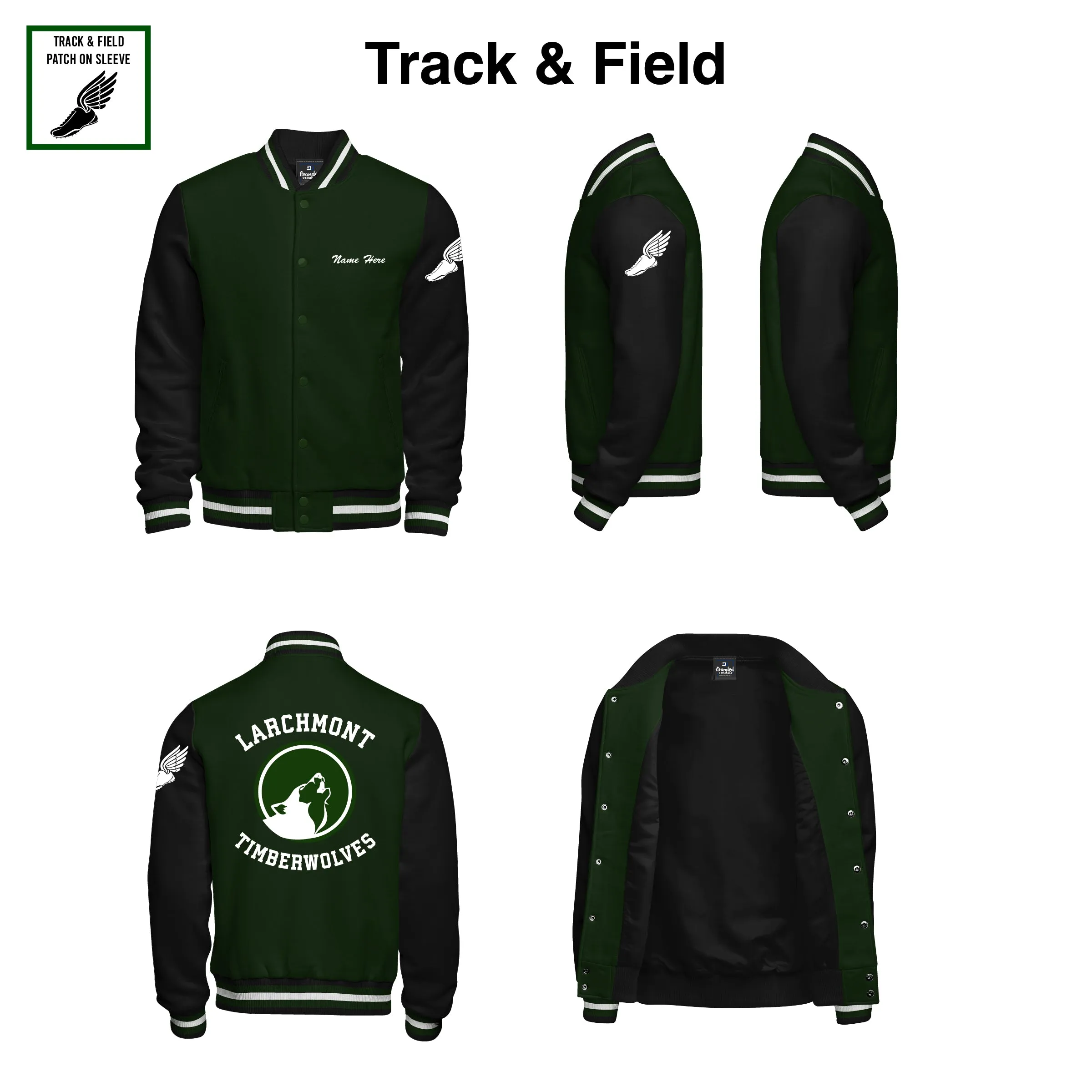 LFP Cotton Varsity Jacket TRACK & FIELD