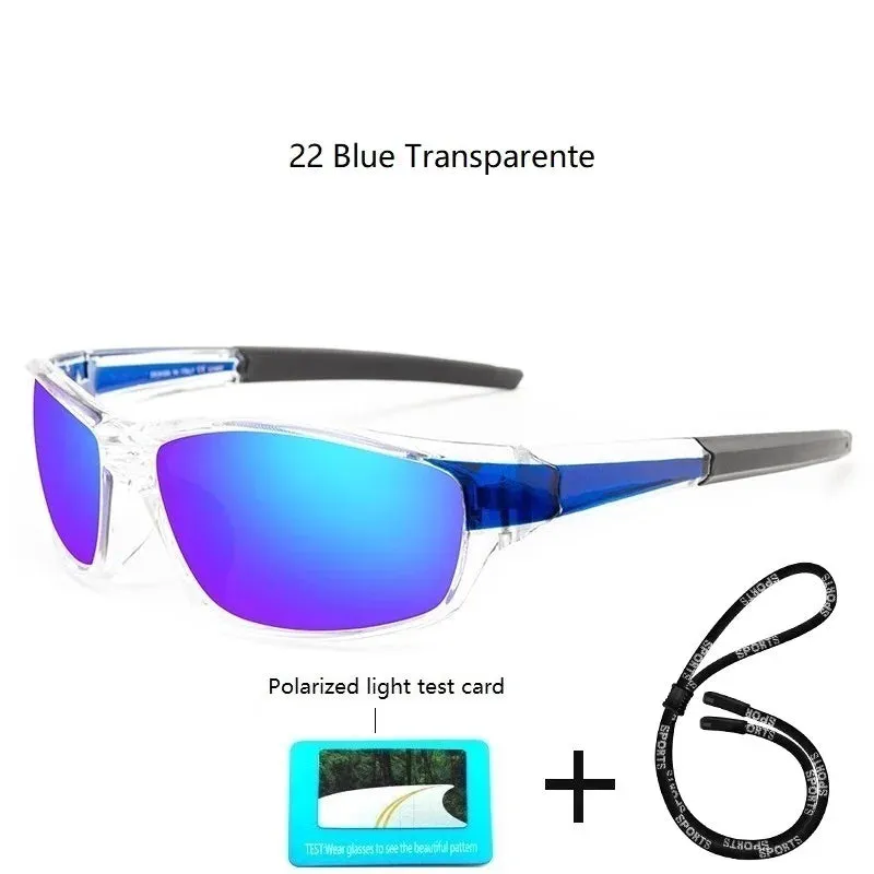 Luxury Polarized Sport Sunglasses With Chain For Men Women Fishing Hiking Anti-glare Sun Glasses Brand Designer Eyewear UV400