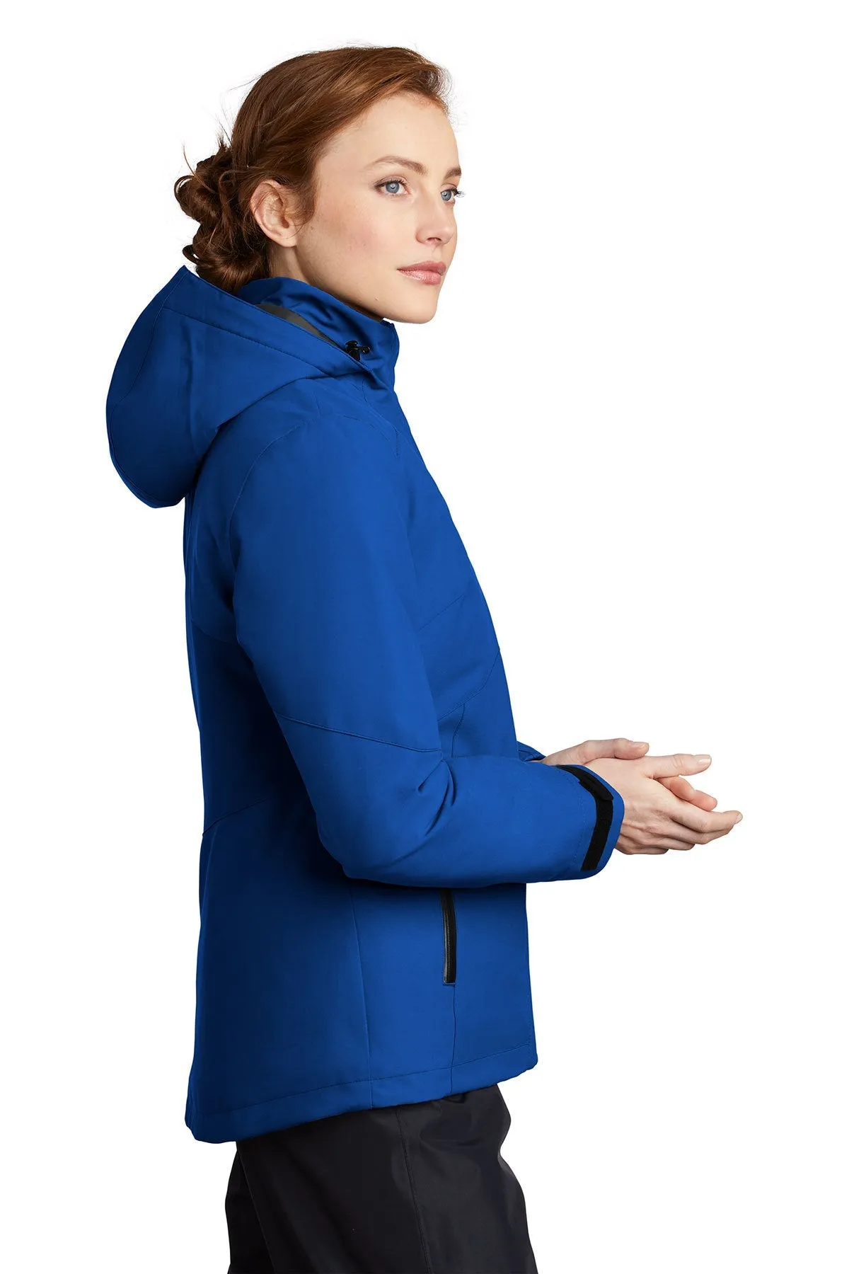 Port Authority Ladies Insulated Waterproof Custom Tech Jackets, Cobalt Blue