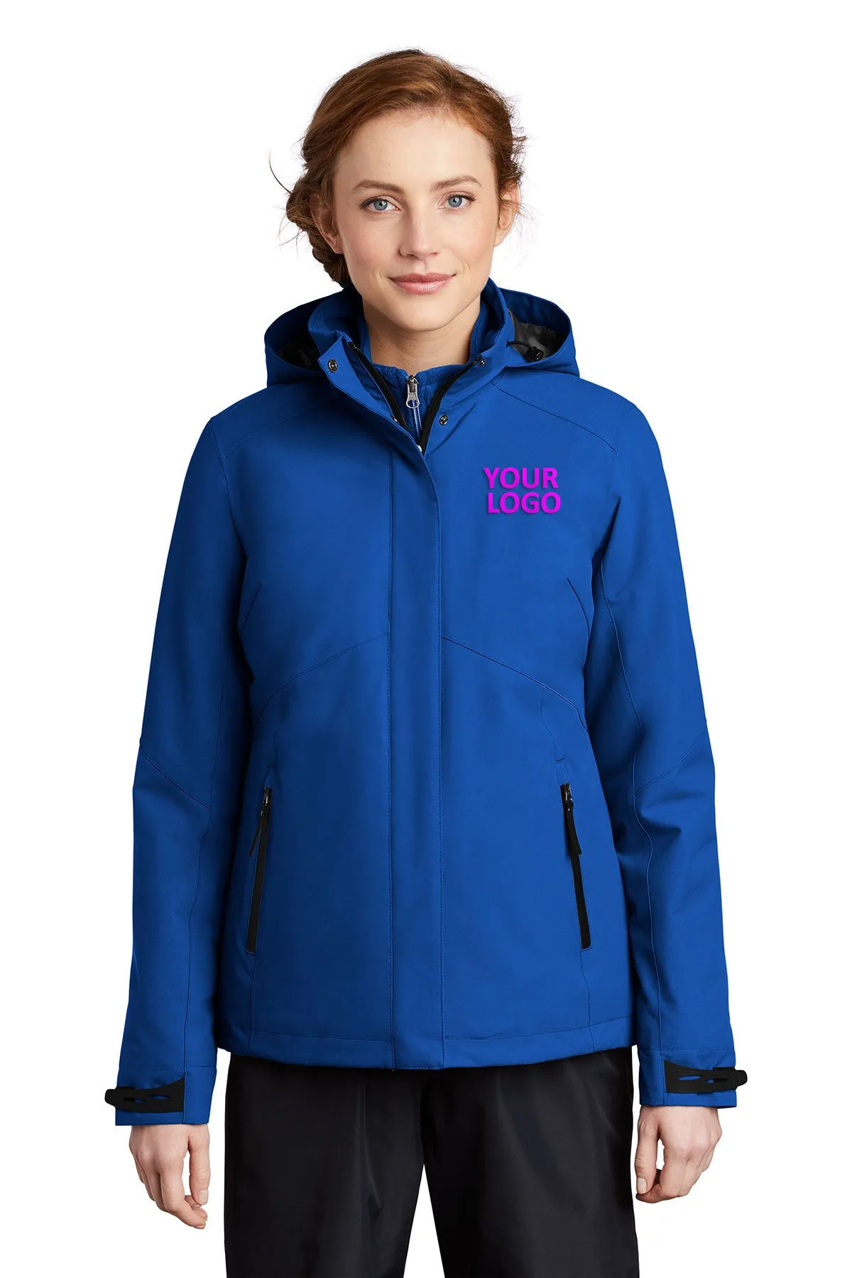 Port Authority Ladies Insulated Waterproof Custom Tech Jackets, Cobalt Blue