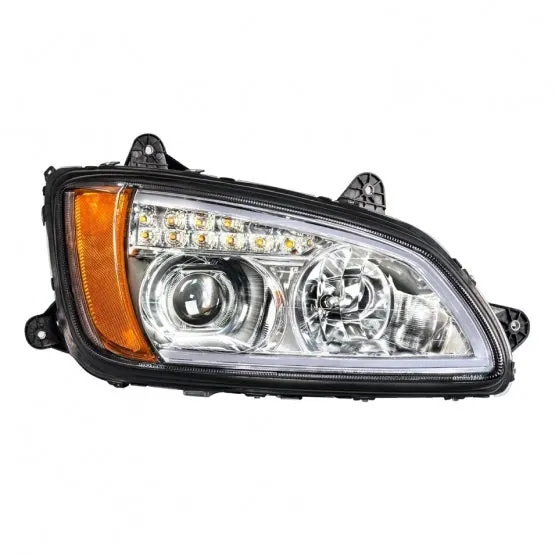 Projection Headlight with LED Turn Signal & Position Light for 2008  Kenworth T660