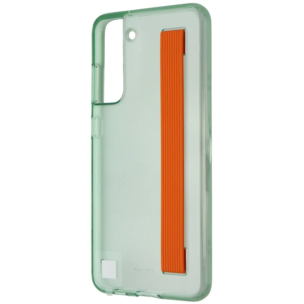 Samsung Slim Strap Cover Case for Galaxy S21 FE (5G) - Clear/Green/Olive/Orange