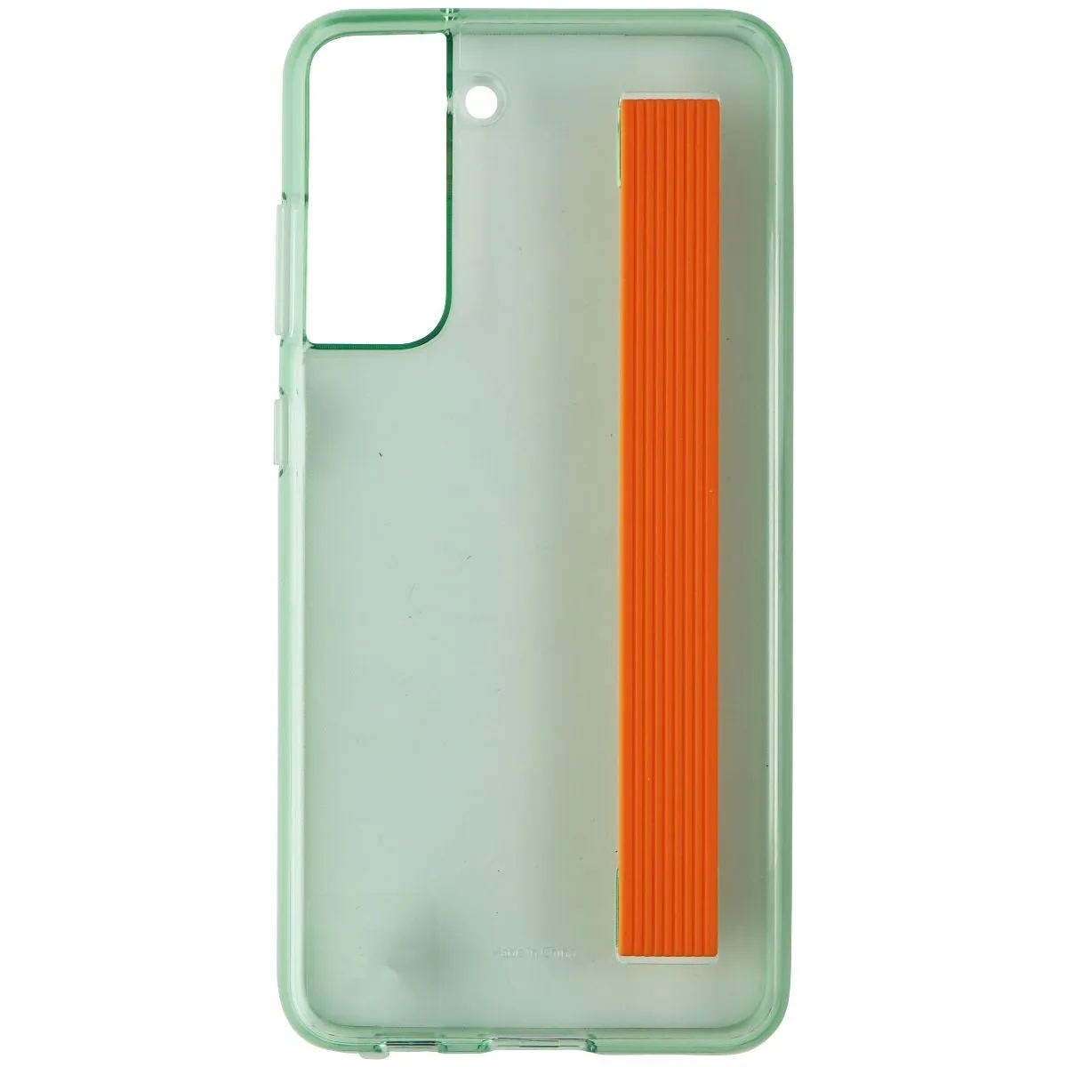 Samsung Slim Strap Cover Case for Galaxy S21 FE (5G) - Clear/Green/Olive/Orange