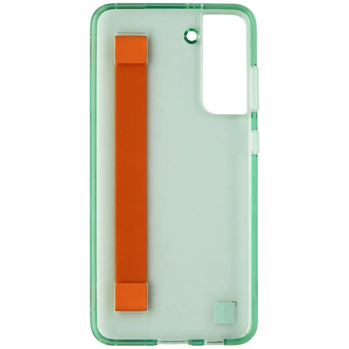 Samsung Slim Strap Cover Case for Galaxy S21 FE (5G) - Clear/Green/Olive/Orange