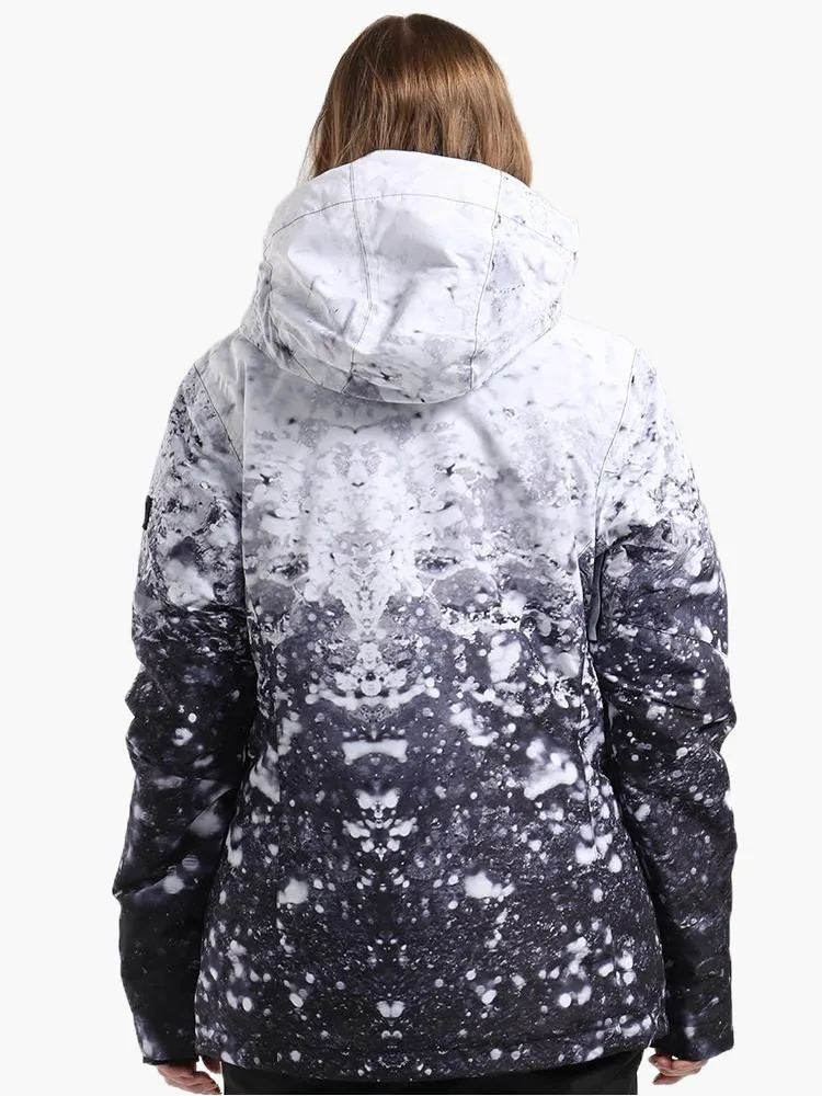 Water Drops Colorful Women's Snowboard Ski Jackets