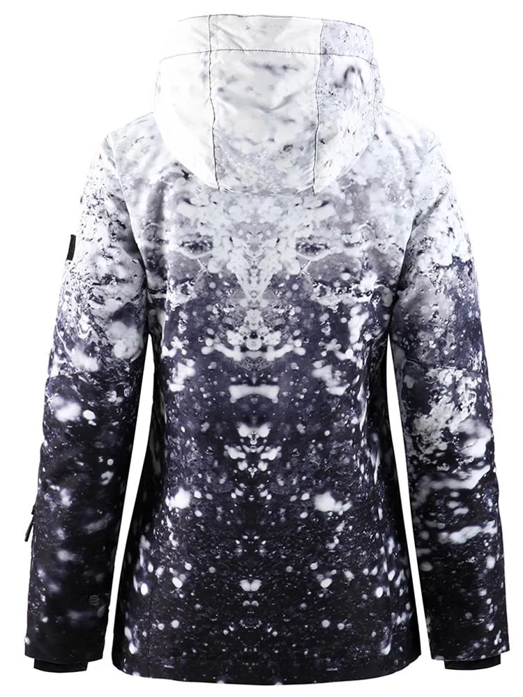 Water Drops Colorful Women's Snowboard Ski Jackets